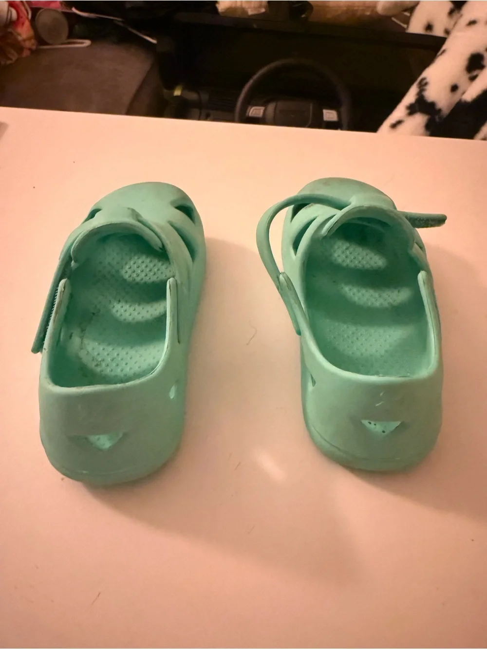Ten Little Toddler Water Sandals Mint Green Size 8